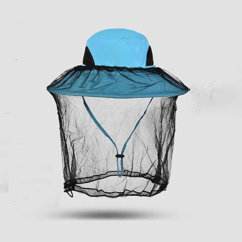Outdoor Sun Protection and Anti-mosquito Bucket Hat