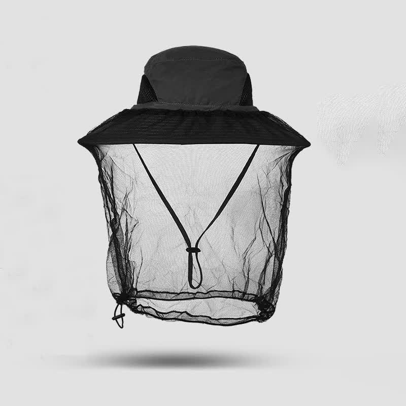 Outdoor Sun Protection and Anti-mosquito Bucket Hat