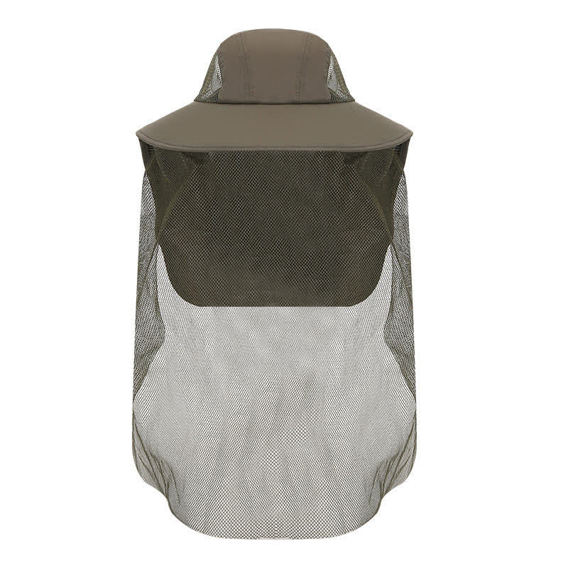 Outdoor Protective Wide Brim Bucket Hat