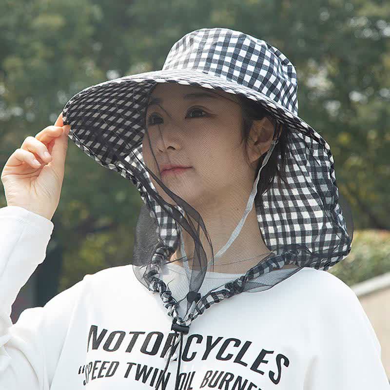 Floral Print Outdoor Wide Brim Bucket Hat
