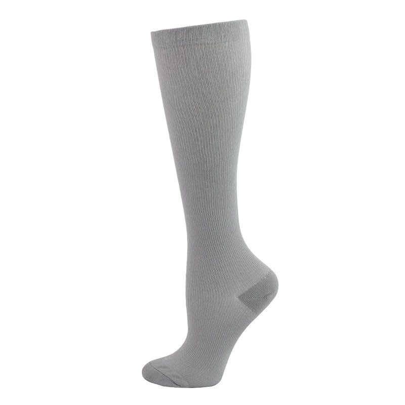 Polka Dot Heart Print Compression Socks(6 Pairs)