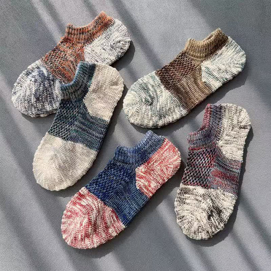 Plusock Retro Style Knitted Socks(5 Pairs)