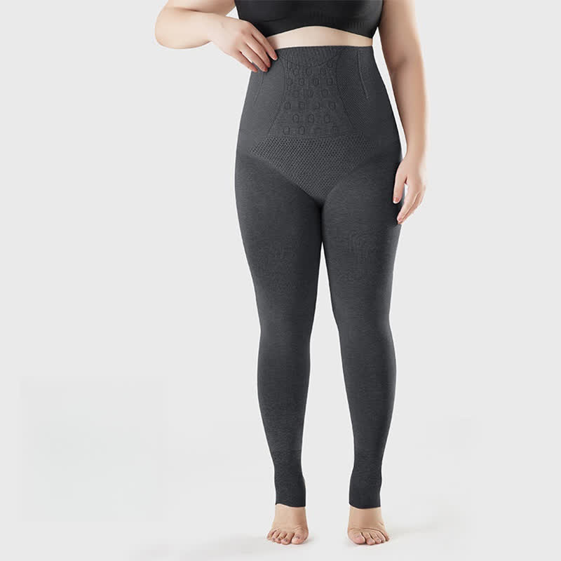 High Waist Solid Color Open Toe Pantyhose