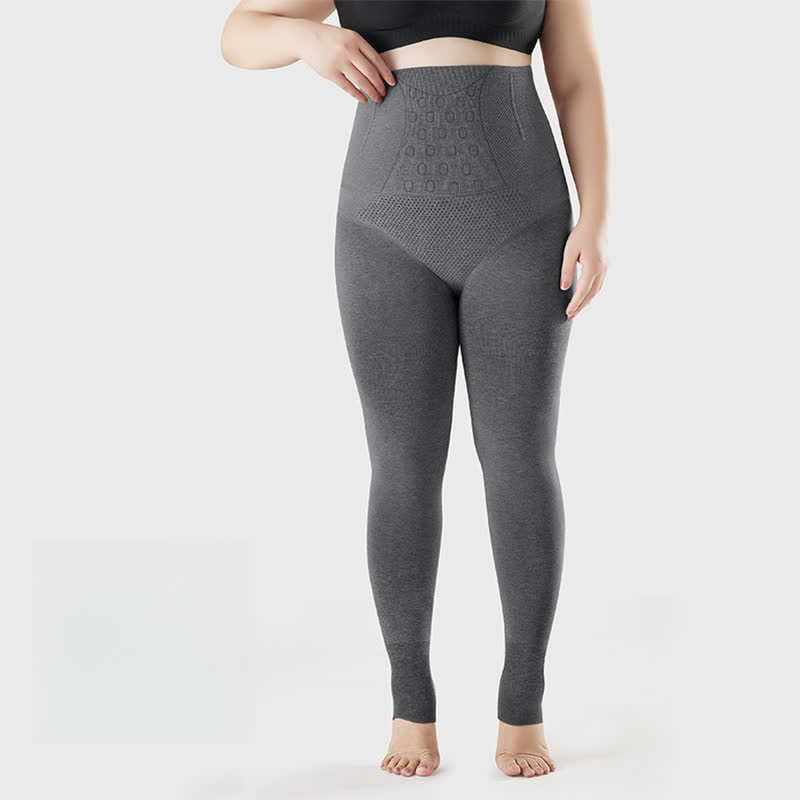 High Waist Solid Color Open Toe Pantyhose