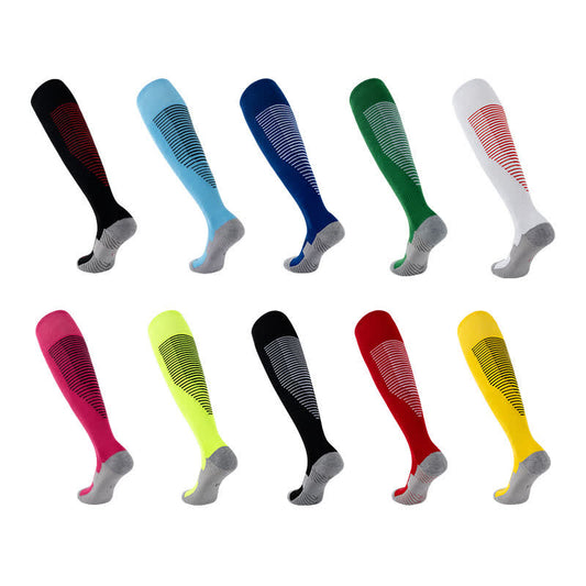 Plusock Sweat-absorbent Knee-high Sports Soccer Socks(5 Pairs)