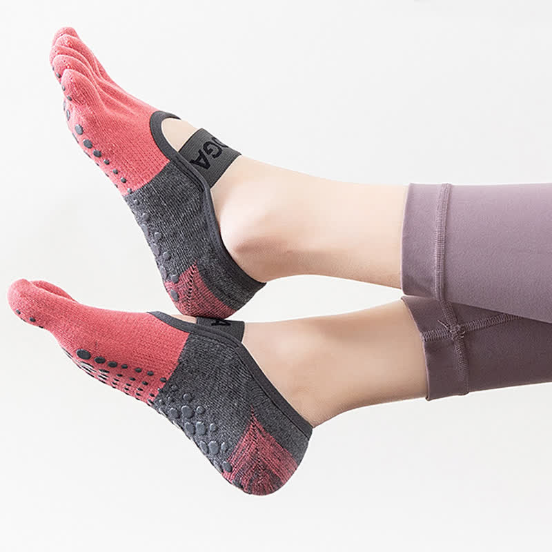 Non-slip Breathable Fitness Yoga Five-toe Socks(5 Pairs)