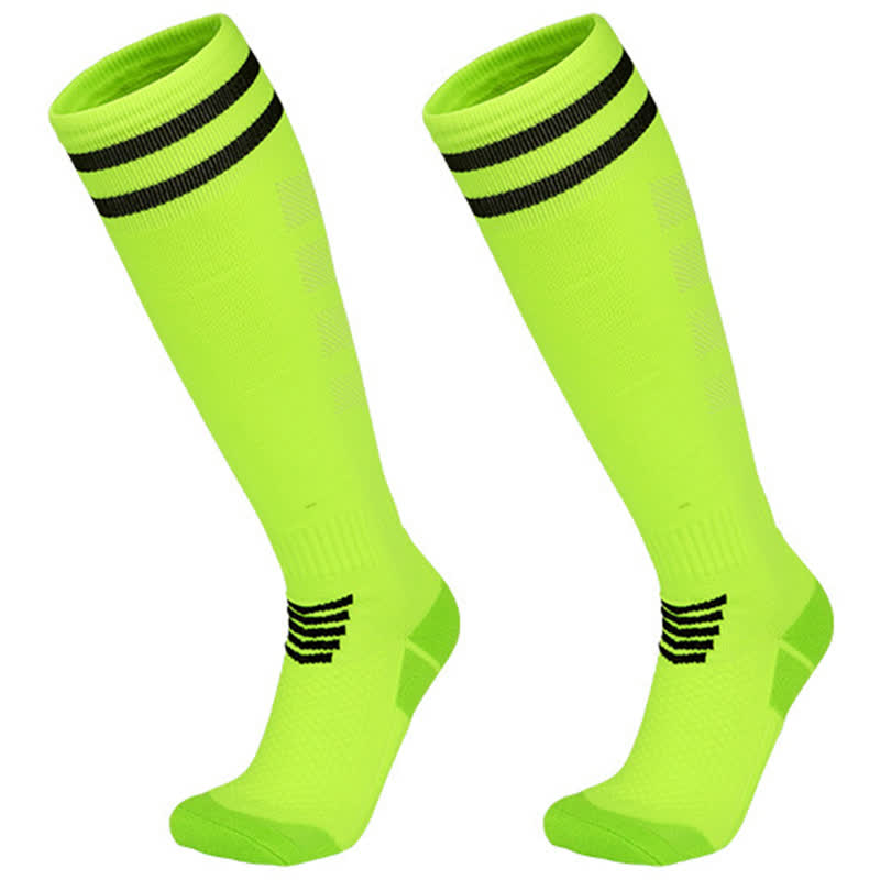 Sweat-absorbent Non-slip Knee-high Soccer Socks(5 Pairs)