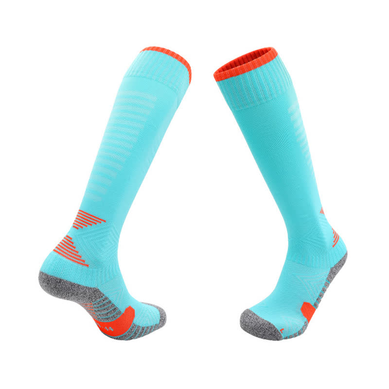 Sweat-absorbent Knee-high Soccer Socks(5 Pairs)