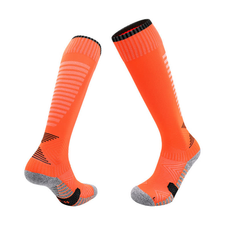 Sweat-absorbent Knee-high Soccer Socks(5 Pairs)