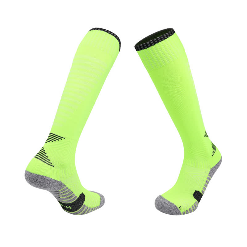 Sweat-absorbent Knee-high Soccer Socks(5 Pairs)