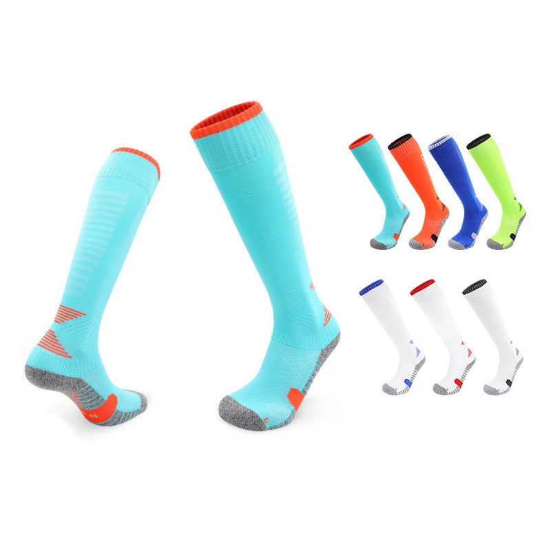 Sweat-absorbent Knee-high Soccer Socks(5 Pairs)