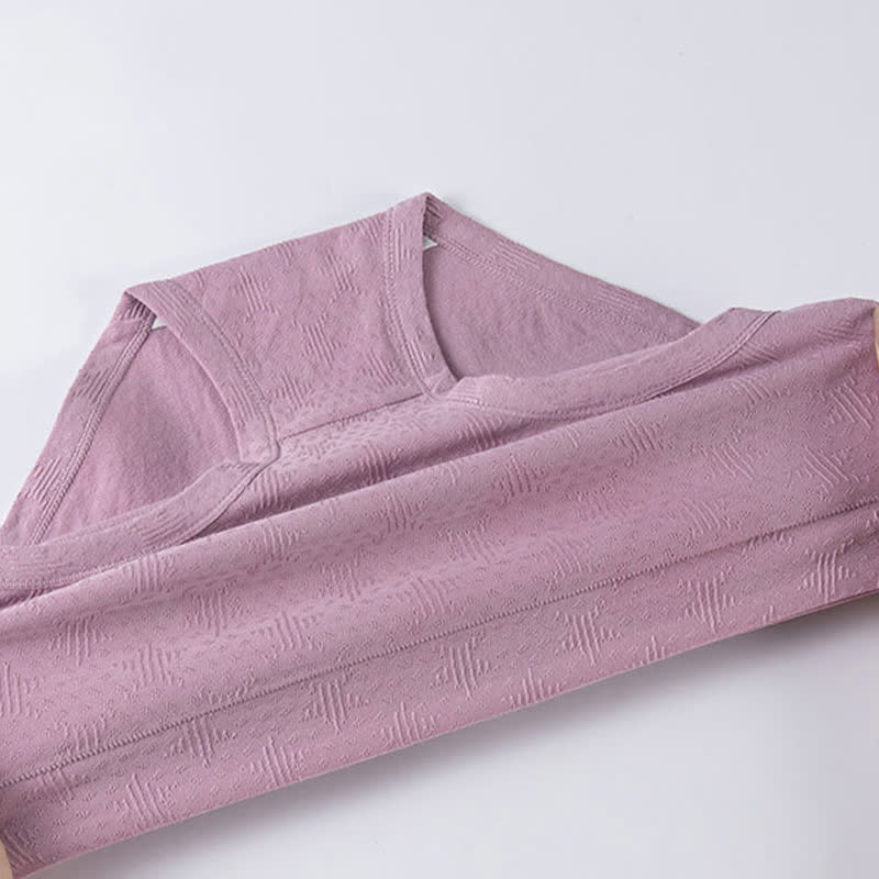 Solid Color Simple High Waist Cotton Brief(3 Packs)