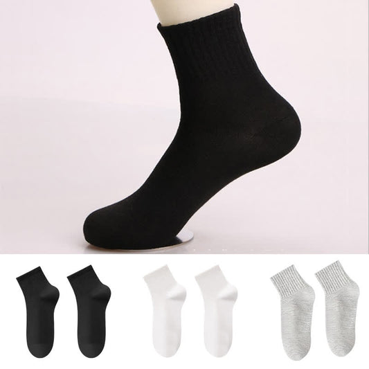 Plusock Solid Color Disposable Travel Daily Socks(15 Pairs)