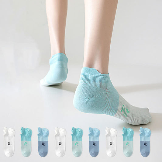 Plusock AIR Printed Cotton Mesh Breathable Socks(3 Pairs)