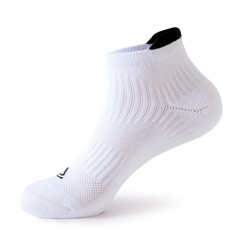 Solid Color Breathable Sweat-wicking Sports Socks(5 Pairs)