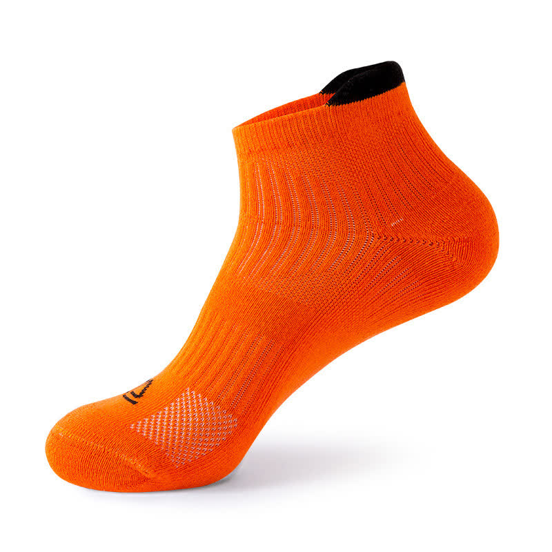 Solid Color Breathable Sweat-wicking Sports Socks(5 Pairs)