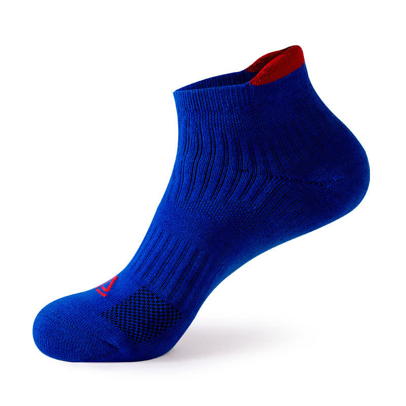 Solid Color Breathable Sweat-wicking Sports Socks(5 Pairs)