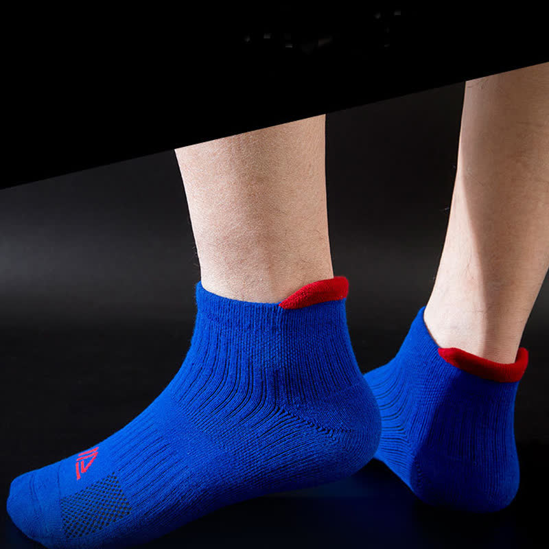 Solid Color Breathable Sweat-wicking Sports Socks(5 Pairs)