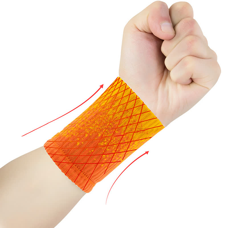 Gradient Color Fitness Wrist Sleeves(2 Pairs)