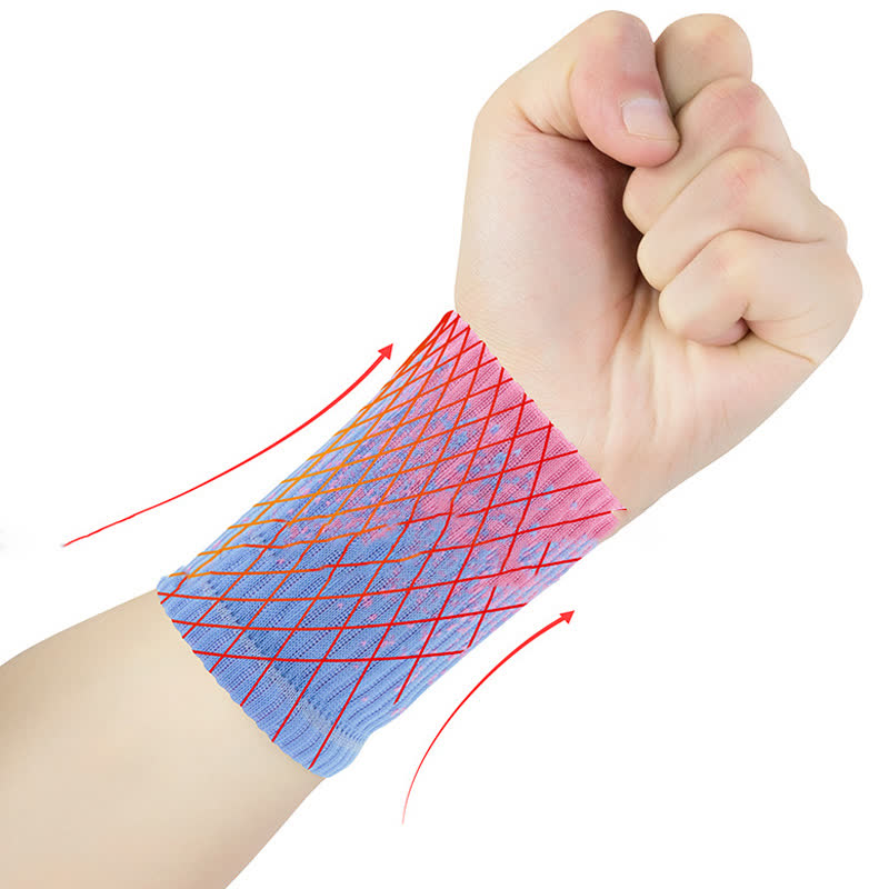 Gradient Color Fitness Wrist Sleeves(2 Pairs)
