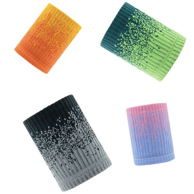 Gradient Color Fitness Wrist Sleeves(2 Pairs)