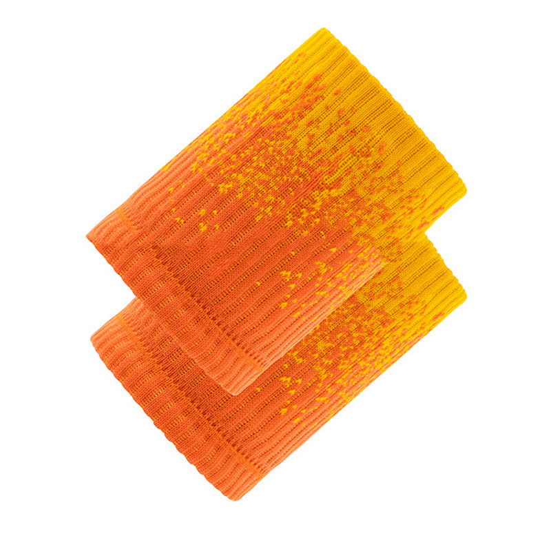 Gradient Color Fitness Wrist Sleeves(2 Pairs)