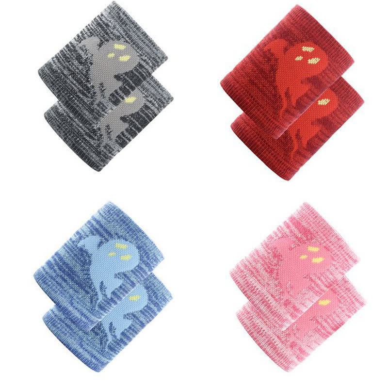 Cute Ghost Pattern Sports Wrist Sleeves(2 Pairs)