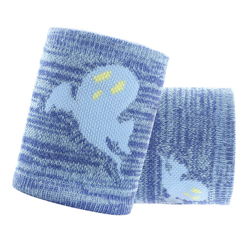 Cute Ghost Pattern Sports Wrist Sleeves(2 Pairs)