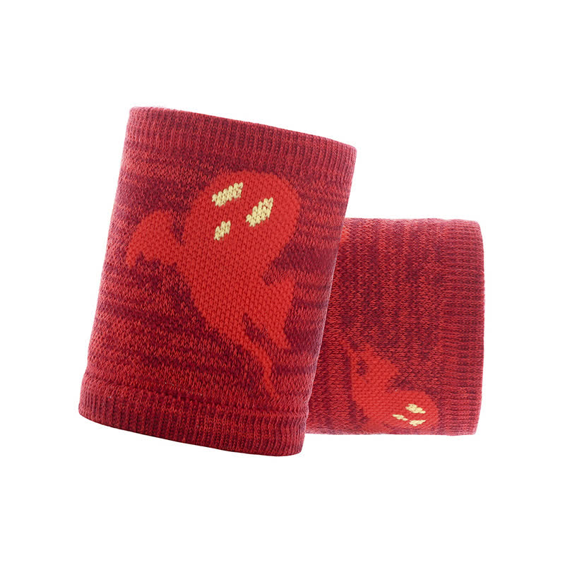Cute Ghost Pattern Sports Wrist Sleeves(2 Pairs)