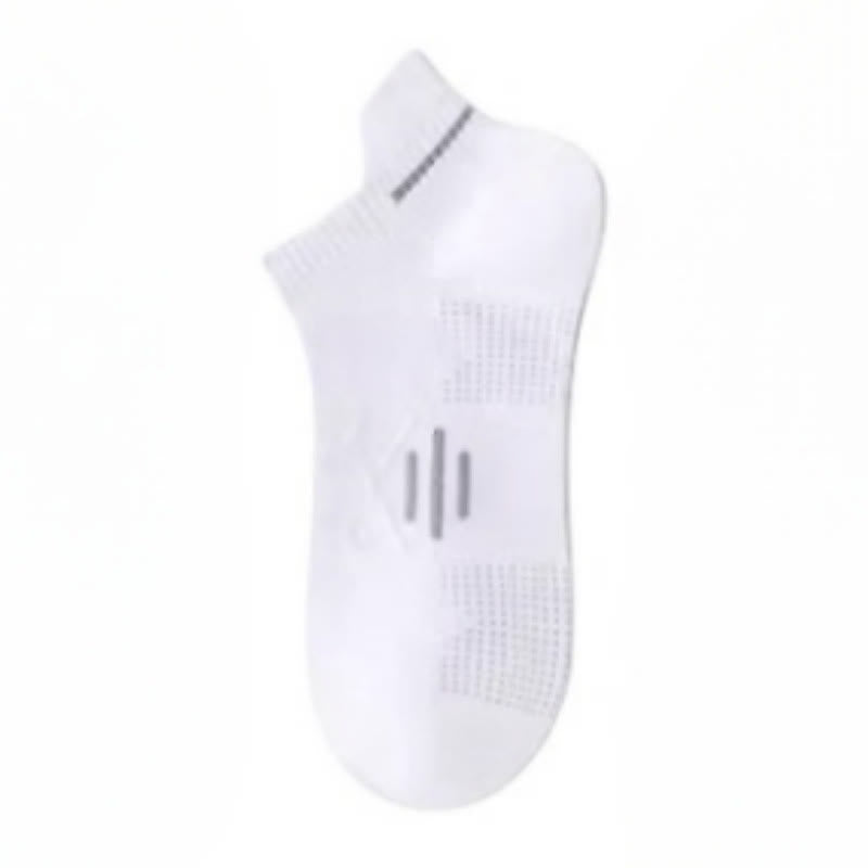 Cotton Sweat-wicking Breathable Sports Ankle Socks(5 Pairs)