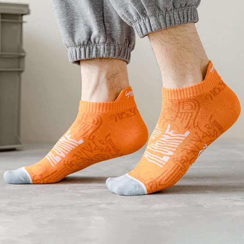Artistic Pattern Cotton Breathable Socks(5 Pairs)