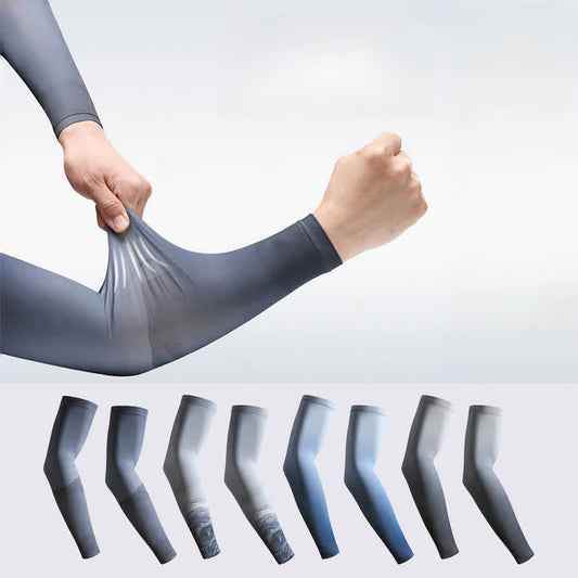 Plusock Outdoor Sun Protection Gradient Arm Sleeves(2 Pairs)