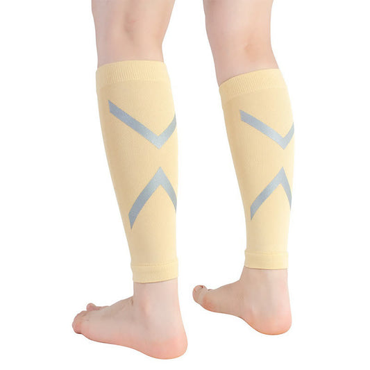 Plusock Reflective sports Compression Calf Sleeves