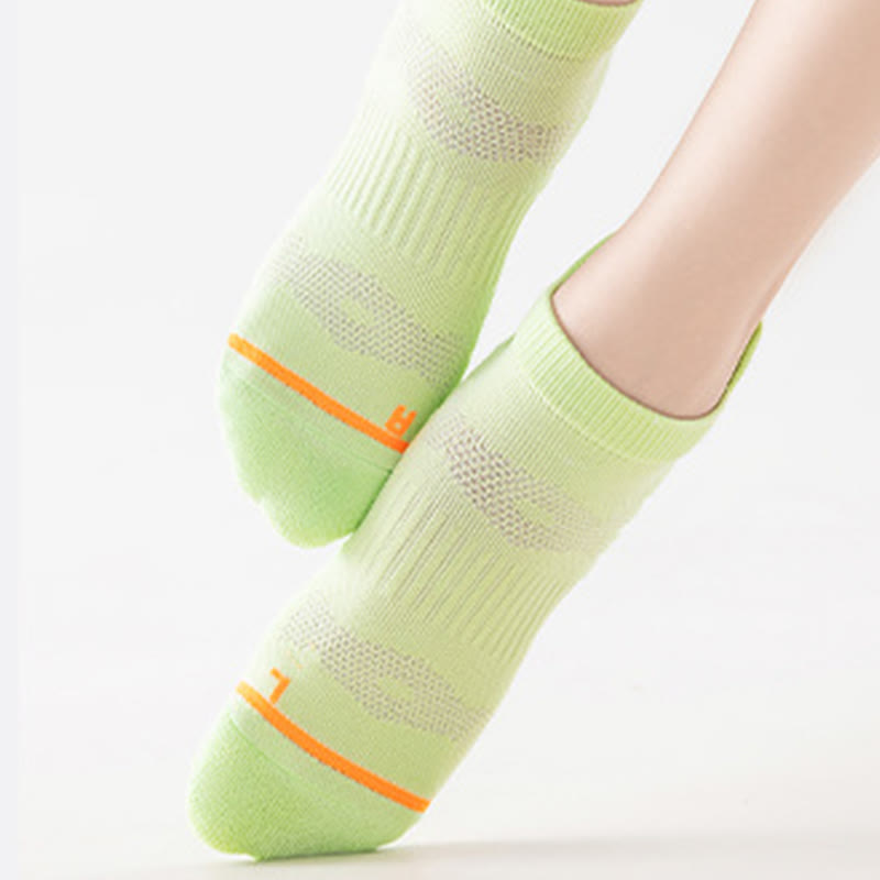 Cotton Sweat-wicking Sports Running Ankle Compression Socks(5 Pairs)