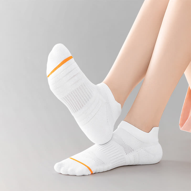Cotton Sweat-wicking Sports Running Ankle Compression Socks(5 Pairs)
