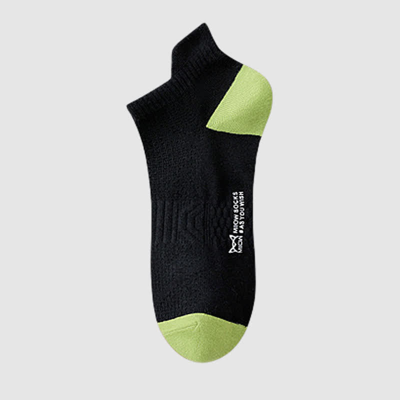 Cotton Sweat-wicking Mesh Breathable Ankle Compression Socks(5 Pairs)
