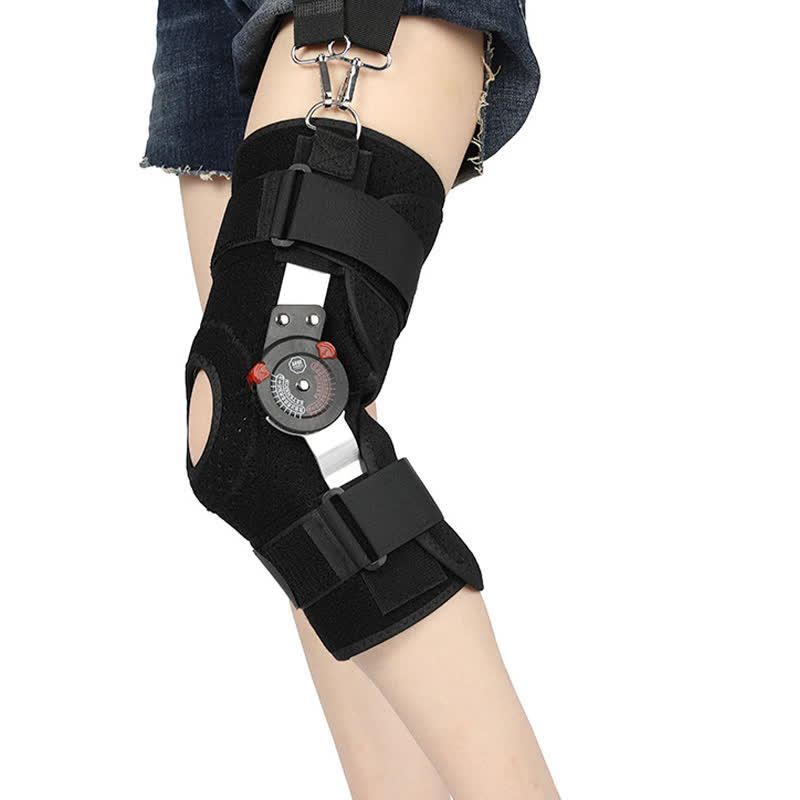 Knee Brace with Adjustable Bending Angle