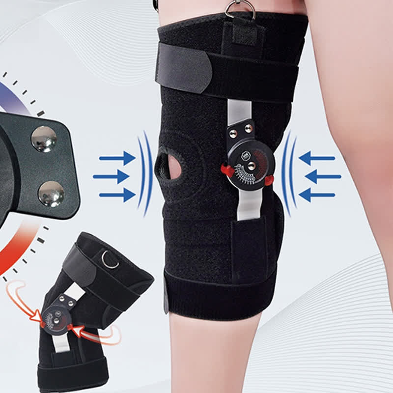 Knee Brace with Adjustable Bending Angle