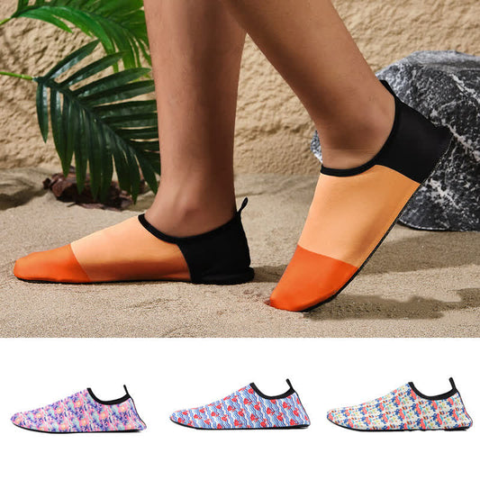 Plusock Colorful Pattern Non-slip Breathable Beach Slippers