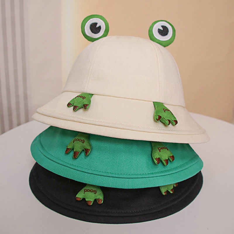 Cute Frog Design Bucket Hat