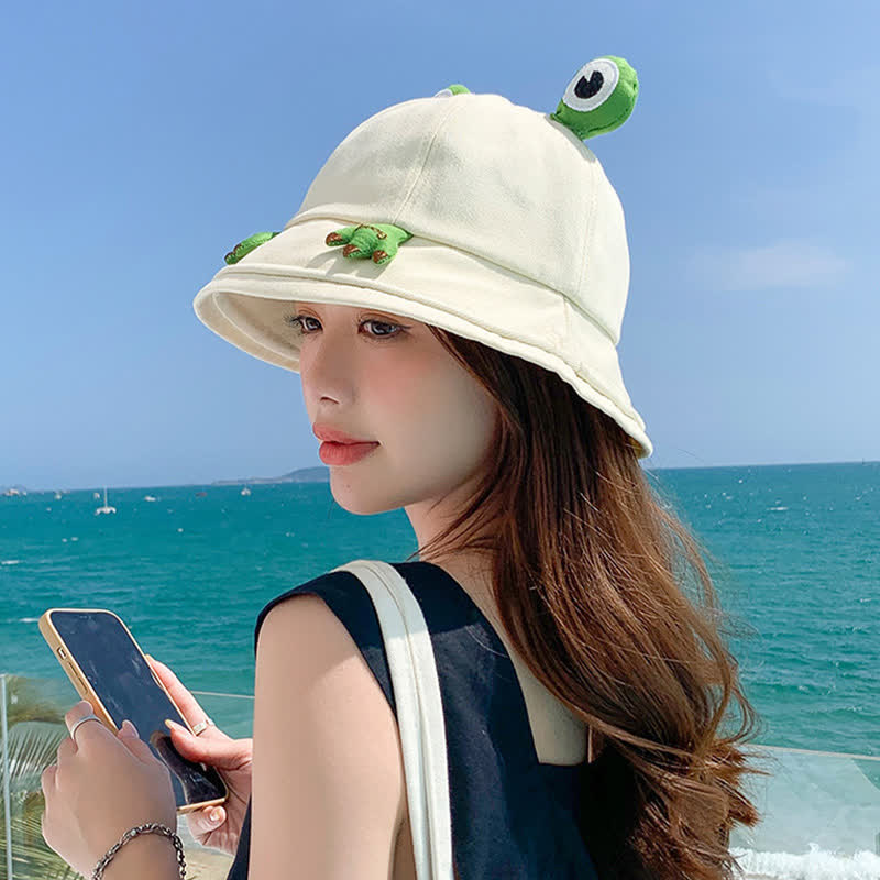 Cute Frog Design Bucket Hat