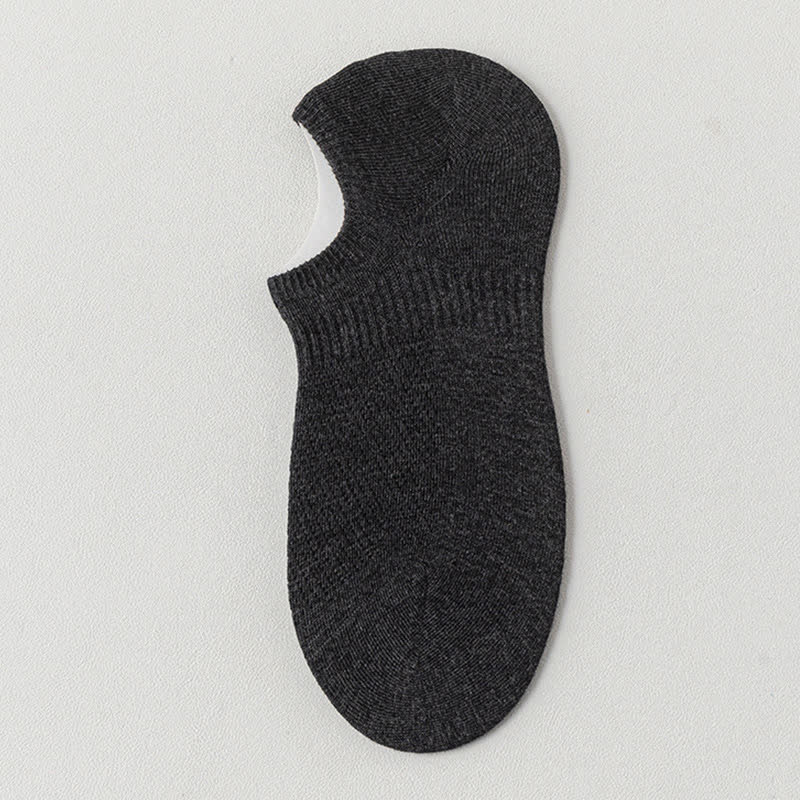 Solid Color Thin Cotton Mesh Breathable Sport Ankle Socks(9 Pairs)