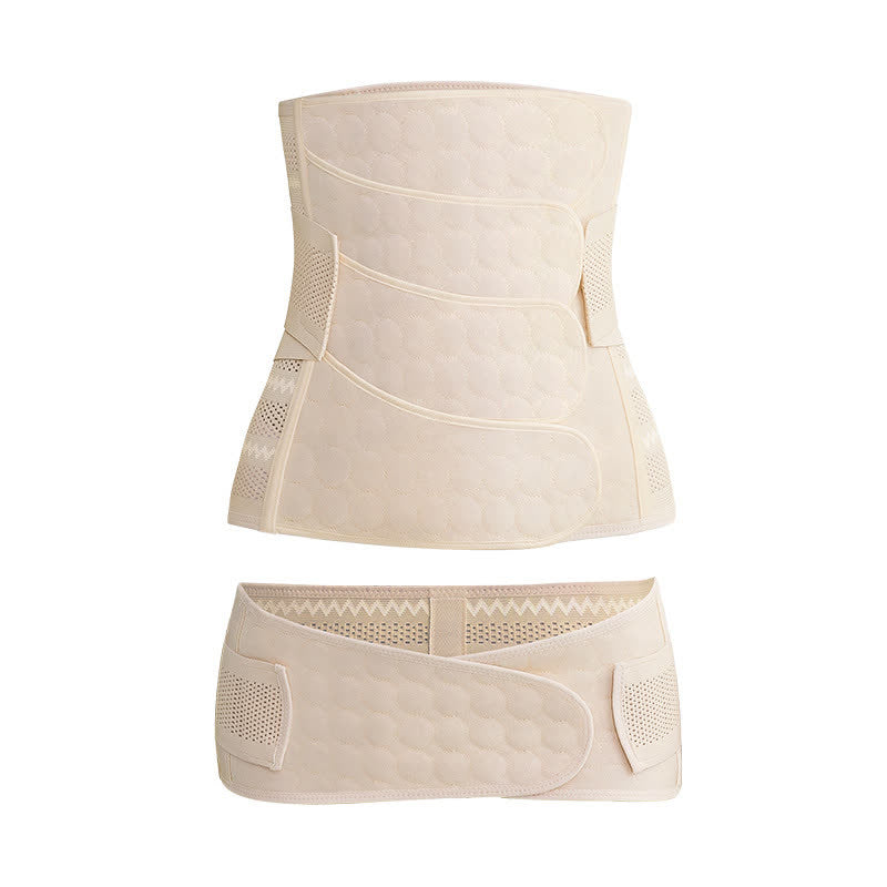 Solid Color Breathable Belly Belt Set