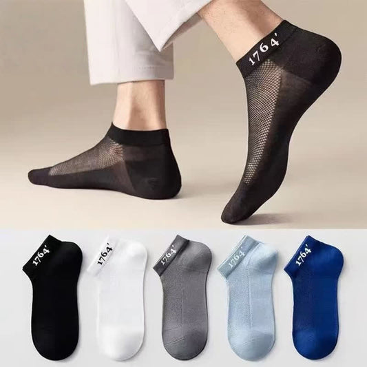 Plusock Breathable Wicking Mesh Ankle Socks(10 Pairs)