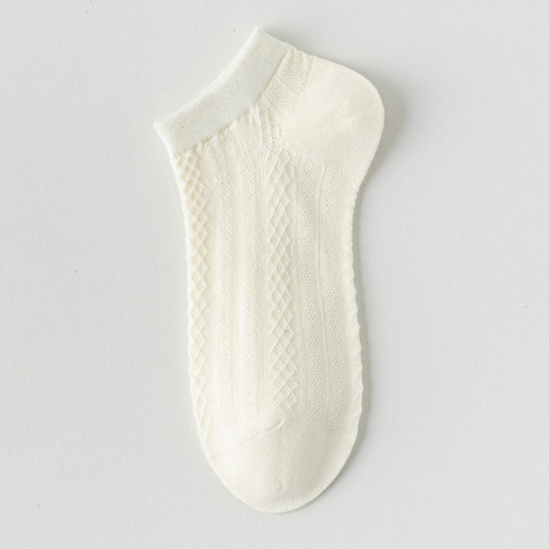 Breathable Lightweight Delicate Mesh Ankle Socks(10 Pairs)