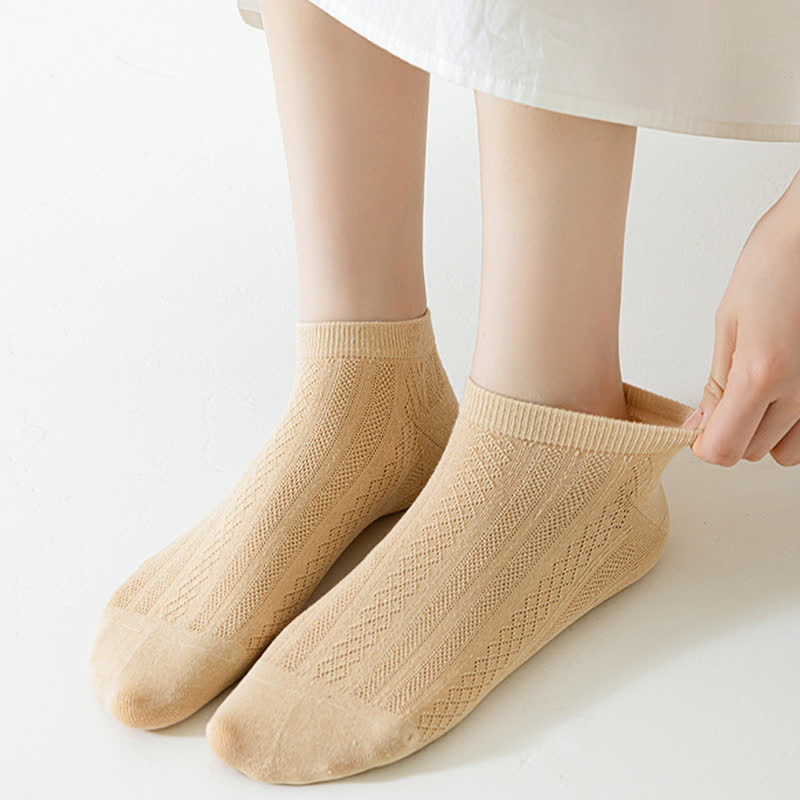 Breathable Lightweight Delicate Mesh Ankle Socks(10 Pairs)