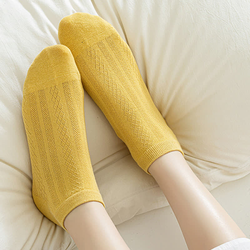 Breathable Lightweight Delicate Mesh Ankle Socks(10 Pairs)