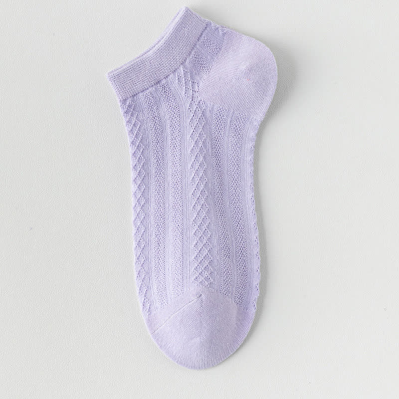 Breathable Lightweight Delicate Mesh Ankle Socks(10 Pairs)