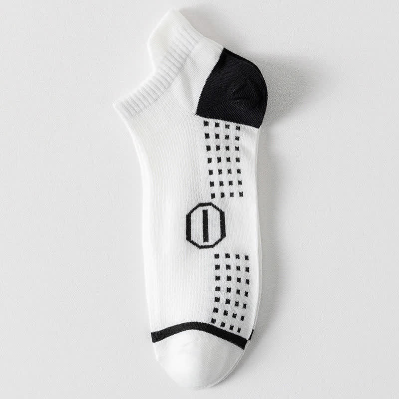 Plus Size Cotton High Elastic Ankle Compression Socks(5 Pairs)