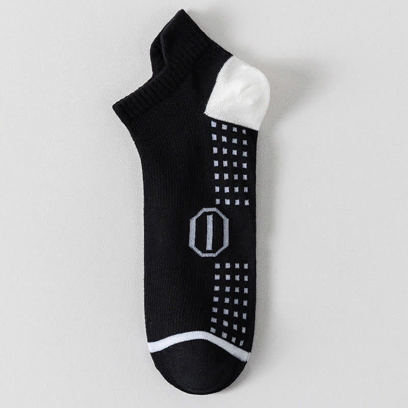 Plus Size Cotton High Elastic Ankle Compression Socks(5 Pairs)